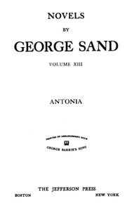 Book cover of "Antonia"