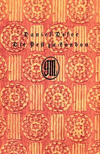 Book cover of "Die Pest zu London"