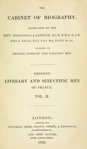 Book cover of "Lives of the most eminent literary and scientific men of France, Vol. 2 (of 2)"