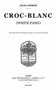Book cover of "Croc-Blanc"