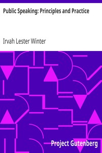 Book cover of "Public Speaking: Principles and Practice"
