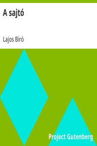Book cover of "A sajtó"