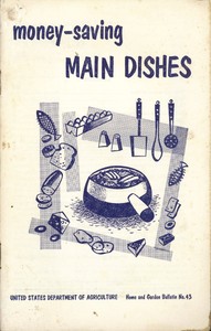 Book cover of "Money-Saving Main Dishes"