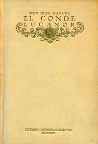 Book cover of "El conde Lucanor"