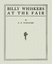 Book cover of "Billy Whiskers at the Fair"
