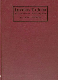 Book cover of "Letters to Judd, an American Workingman"