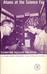 Book cover of "Atoms at the Science Fair: Exhibiting Nuclear Projects"