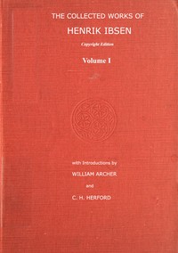 Book cover of "The collected works of Henrik Ibsen, Vol. 01 (of 11)"