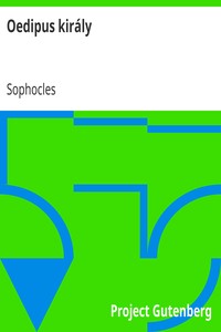 Book cover of "Oedipus király"