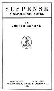 Book cover of "Suspense: A Napoleonic Novel"