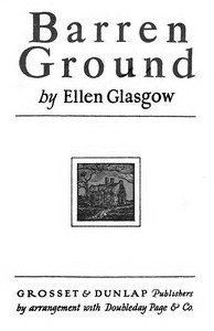 Book cover of "Barren Ground"