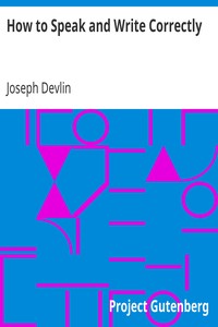 Book cover of "How to Speak and Write Correctly"