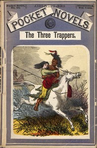 Book cover of "The Three Trappers; or, The Apache Chief's Ruse"