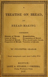 Book cover of "A Treatise on Bread, and Bread-making"