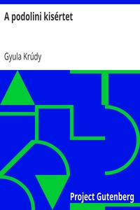 Book cover of "A podolini kisértet"