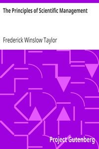Book cover of "The Principles of Scientific Management"