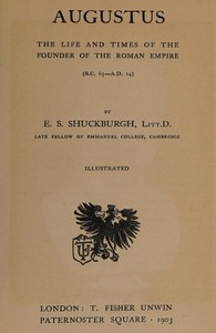 Book cover of "Augustus: The Life and Times of the Founder of the Roman Empire"