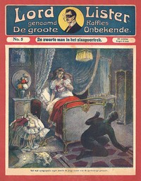 Book cover of "Lord Lister No. 0005: De zwarte man in het slaapvertrek"