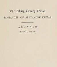 Book cover of "Ascanio"