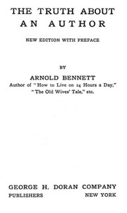 Book cover of "The Truth About an Author"