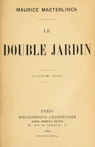 Book cover of "Le Double Jardin"