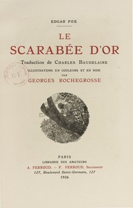 Book cover of "Le scarabée d'or"