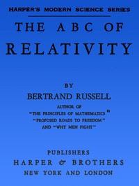 Book cover of "The A B C of Relativity"