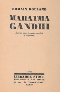 Book cover of "Mahatma Gandhi"