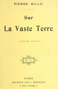 Book cover of "Sur la vaste Terre"