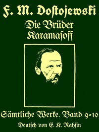 Book cover of "Sämtliche Werke 9-10 : $b Die Brüder Karamasoff"