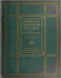 Book cover of "Famous Colonial Houses"