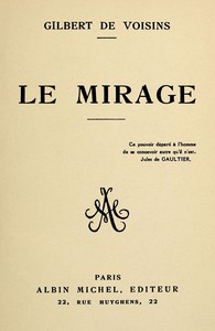 Book cover of "Le Mirage"