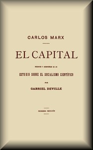 Book cover of "El capital: Resumido y acompañado de un estudio sobre el Socialismo científico"