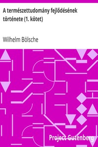 Book cover of "A természettudomány fejlődésének története (1. kötet)"