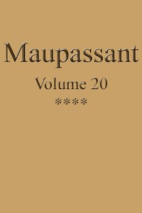 Book cover of "Œuvres complètes de Guy de Maupassant - volume 20"