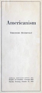 Book cover of "Americanism"