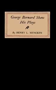 Book cover of "George Bernard Shaw: His Plays"