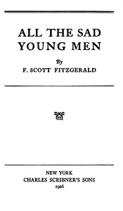 Book cover of "All the Sad Young Men"