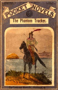 Book cover of "The phantom tracker; or, The prisoner of the hill cave"