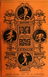 Book cover of "The Cornhill Magazine (Vol. I, No. 3, March 1860)"
