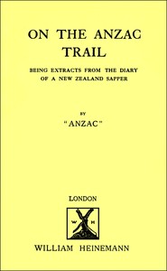 Book cover of "On the Anzac trail: Being extracts from the diary of a New Zealand sapper"
