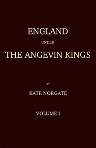 Book cover of "England under the Angevin Kings, Volume I"