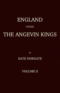 Book cover of "England under the Angevin Kings, Volume II"