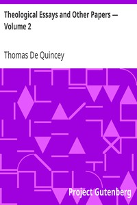 Book cover of "Theological Essays and Other Papers — Volume 2"