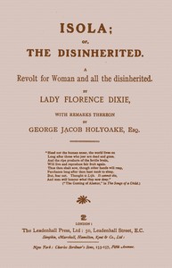 Book cover of "Isola; or, The disinherited: A revolt for woman and all the disinherited"