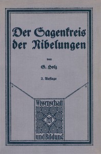 Book cover of "Der Sagenkreis der Nibelungen"