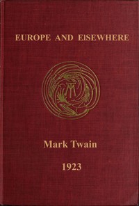 Book cover of "Europe and elsewhere"