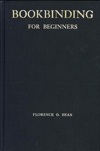 Book cover of "Bookbinding for beginners"