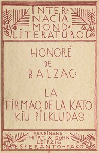 Book cover of "La firmao de la kato kiu pilkludas"