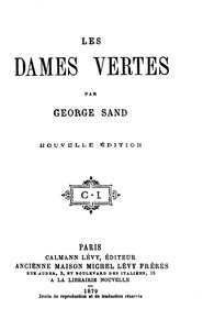 Book cover of "Les dames vertes"